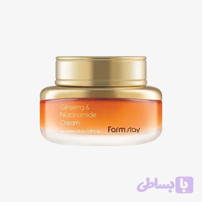 کرم مرطوب کننده صورت جینسینگ و نیاسینامید فارم استی — تصویر 1