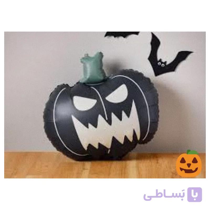 بادکنک هالووین فویلی کدو رنگ رستیک۶۳×۷۶ — تصویر 1