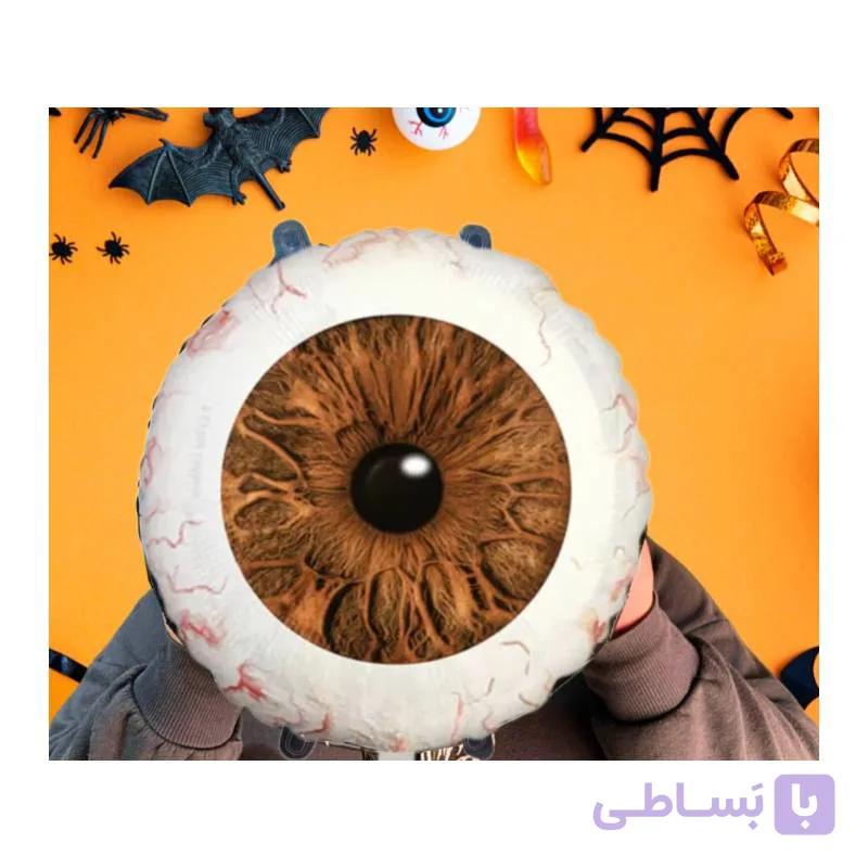 بادکنک هالووین فویلی طرح چشم سایز استاندارد — تصویر 1
