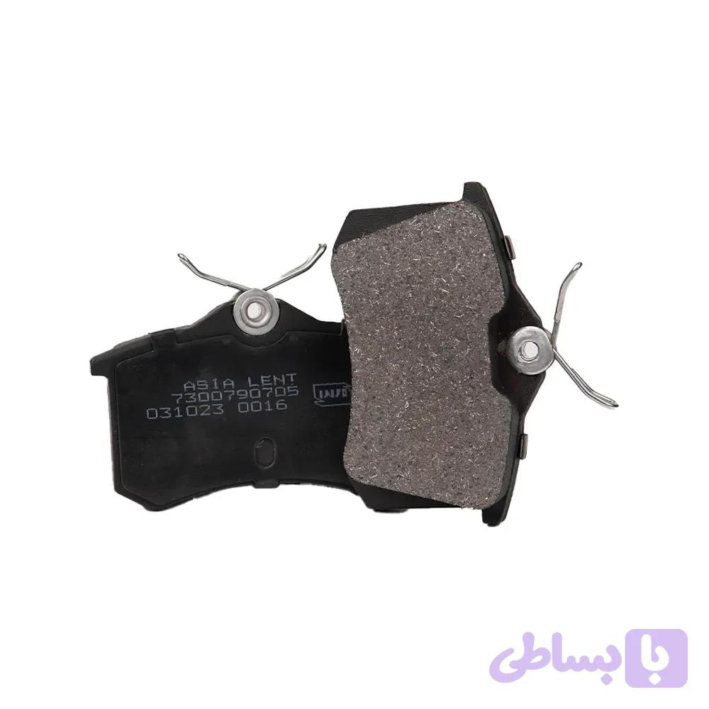 لنت ترمز عقب تارا اصل از برند آسیالنت | افزایش پایداری و کاهش استهلاک ترمز — تصویر 1