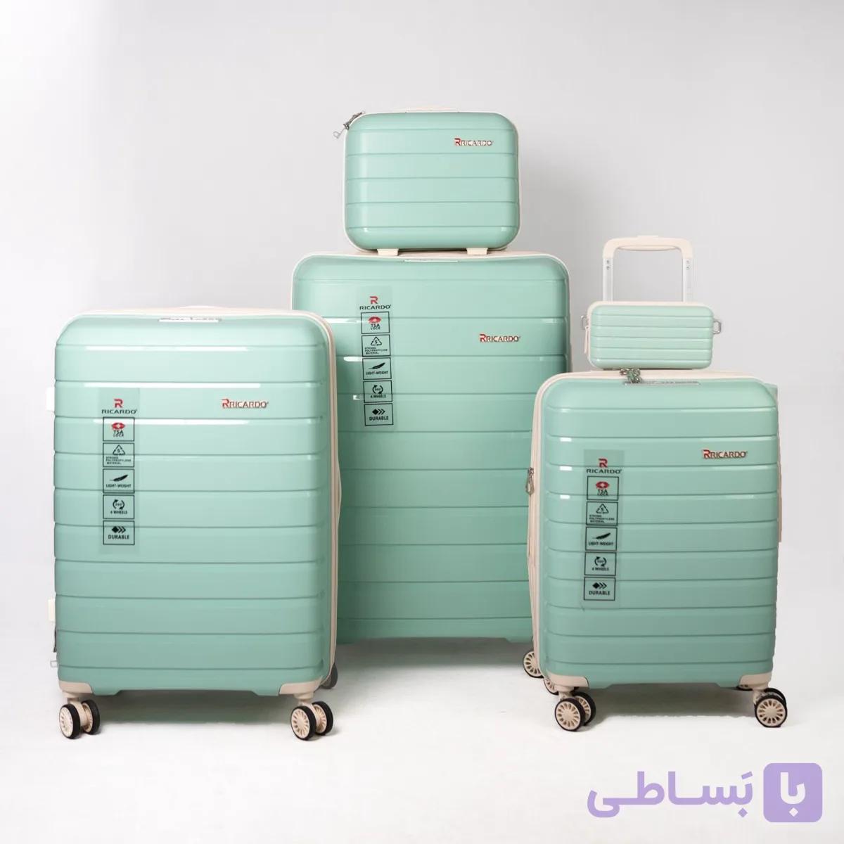 چمدان پنج تیکه برند ریکاردو آمریکا