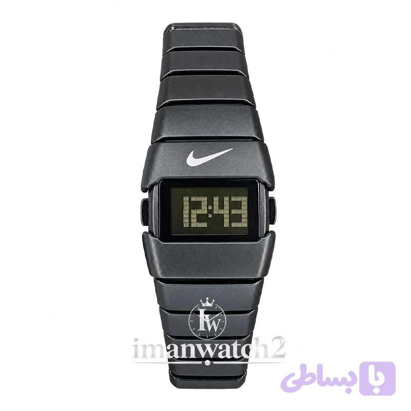 ساعت نایکی دیجیتالی مشکی سبز Nike D-Line D-V — تصویر 1