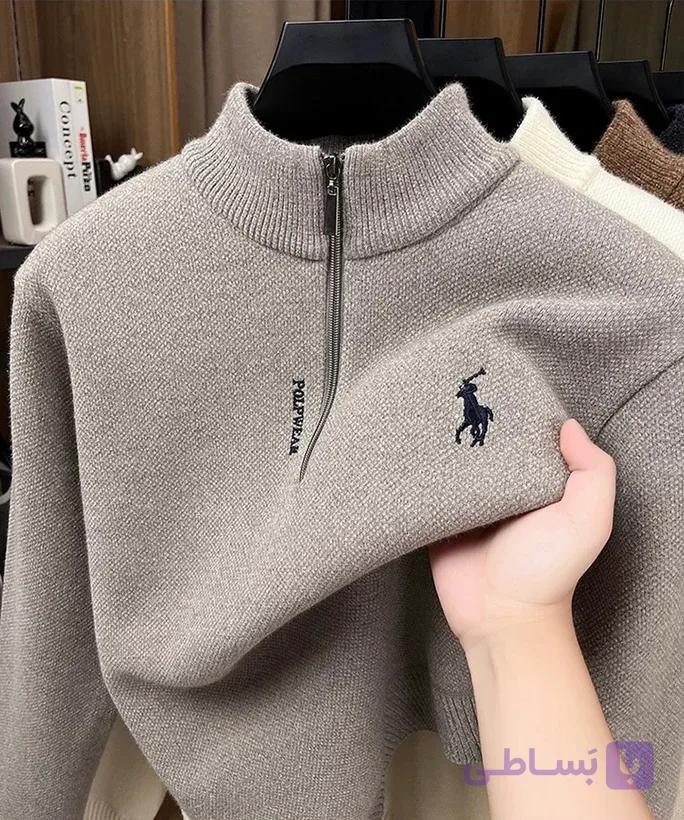 سویشرت نیم زیپ کد 7260