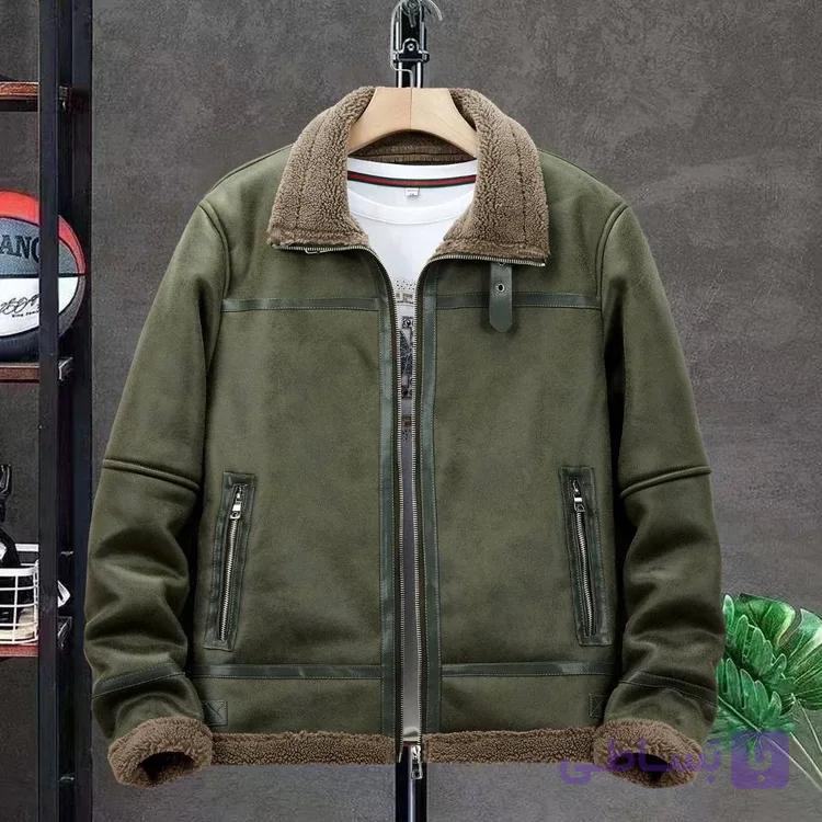 کاپشن چرم بوفالو کد 8055