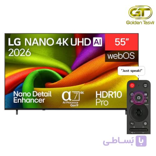 تلویزیون 55 اینچ ال جی مدل 55NU840B 2026 — تصویر 1