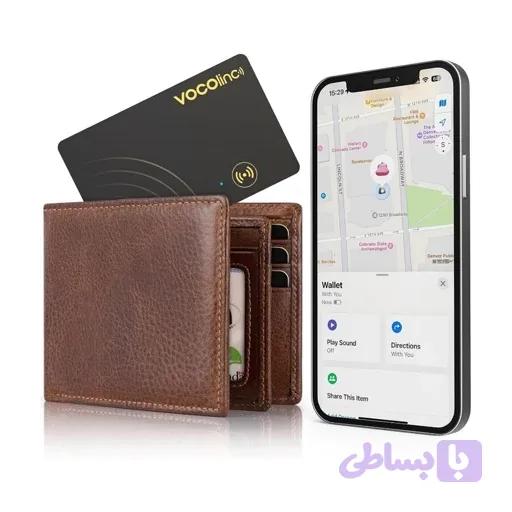 کارت ردیاب هوشمندکیف پول و مدارک/ بلوتوثی شارژی برای ISO برندVOCOlinc اورجینال امازون المان — تصویر 1