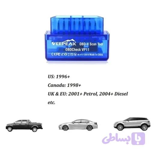 عیب یاب خودرو دیاگ بلوتوثی Veepeak VP11 — تصویر 1