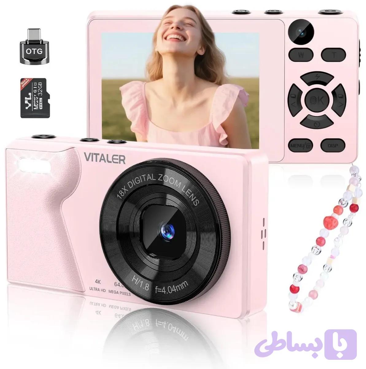 دوربین دیجیتالی 4K فوکوس خودکار 64 مگاپیکسل اورجینال امازون المان — تصویر 1