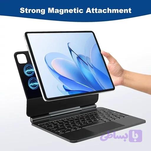 مجیک کیبورد ایپد پرو 12.9 و ایپد ایر 13 اینچ اورجینال امازون المان — تصویر 1