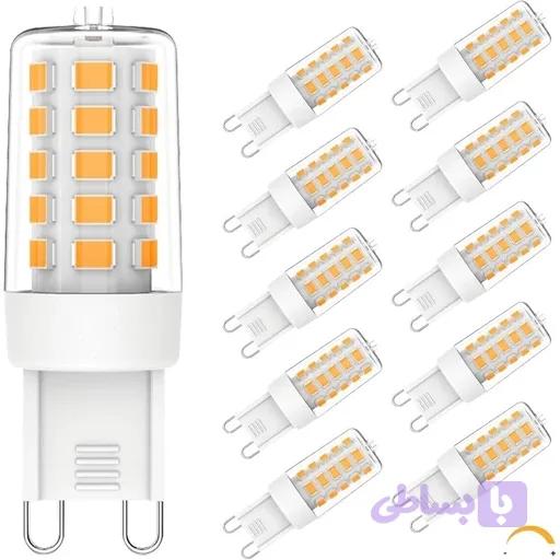 لامپهای LED مدلG9 (پک10عددی) هر لامپ 33LED اورجینال امازون المان — تصویر 1