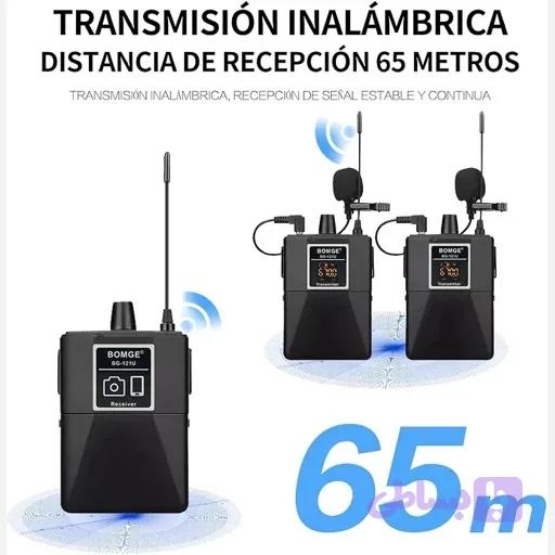 میکروفون بیسیم UHFبرای فیلم سازان.روزنامه نگاران بلاگری. تولید محتوافیسبوک — تصویر 1