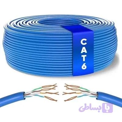 کابل (50متر) شبکه CAT 6 برند Mr tronic ساخت اسپانیا /از محصولات اورجینال امازون المان — تصویر 1