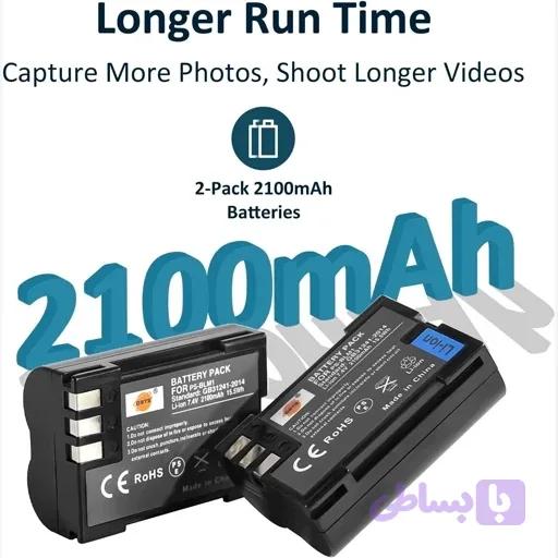 باتری دوربین عکاسی الیمپوس Olympus پک 2عددی اورجینال امازون المان — تصویر 1