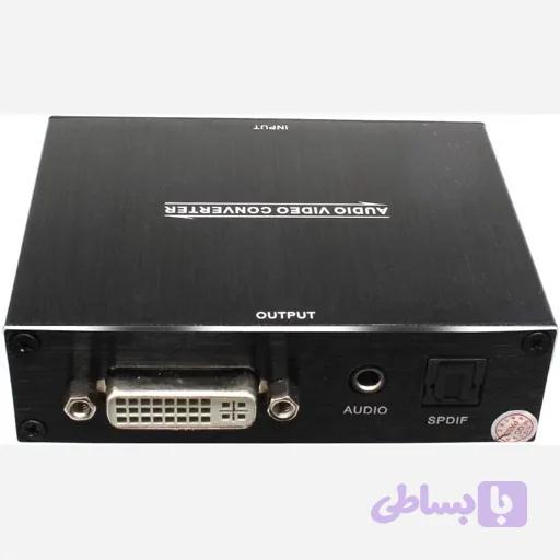 مبدل HDMi به DVI و جک 3.5 میلیمتری استریو اورجینال المان — تصویر 1