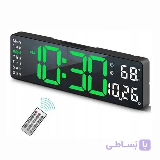 ساعت دیجیتال دیواری و رومیزی LED مدل 6629 اورجینال امازون المان — تصویر 1