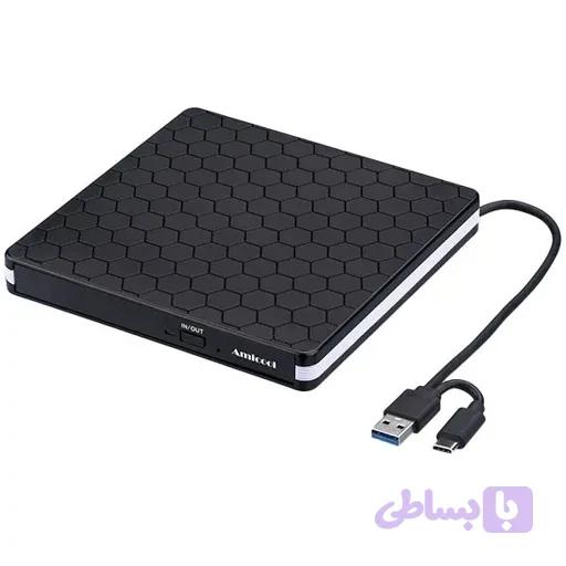 درایو دی وی دی رایتر اکسترنال برند Amicool(پرفروشترین محصول در اروپا) اورجینال امازون المان — تصویر 1