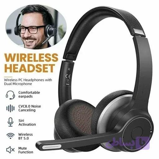 هدفون بلوتوثی و سیمی با جک 3.5mm برند MPOW اورجینال امازون المان — تصویر 1