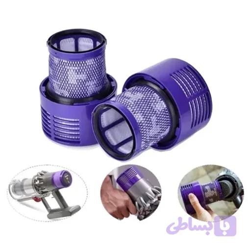 فیلتر جارو شارژی دایسون مدل V10 و SV12 پک 2 عددی اورجینال امازون المان( ارسال رایگان⭐ — تصویر 1
