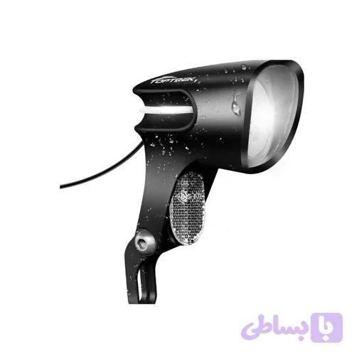 چراغ جلو دوچرخه دینامی با کابل 2متری بدون دینام اورجینال امازون المان — تصویر 1