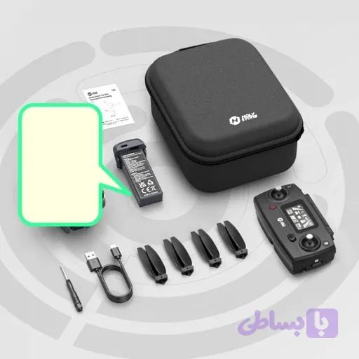 جانبی هلی شات.باتری. ملخ . کیف و ریموت هولیسونholystony مدل hs710 اورجینال امازون المان — تصویر 1