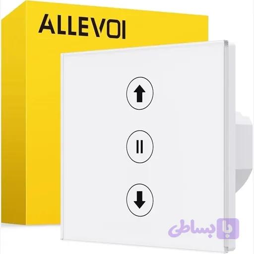 کلید هوشمند کرکره غلنکی تایمر دار برندAllevol پنل لمسی. کنترل صوتی الکساAmazon گوگل هوم اورجینال امازون المان — تصویر 1