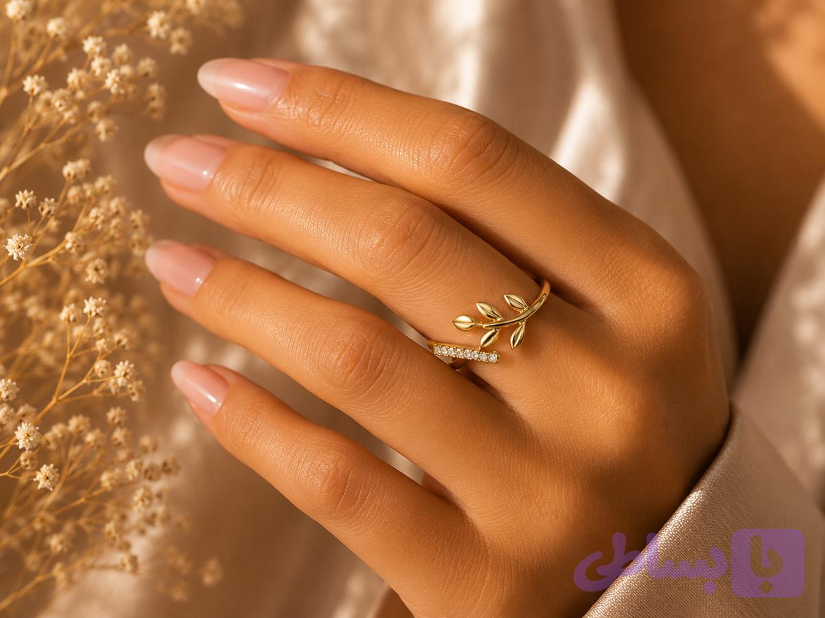انگشتر زنانه ژوپینگ طرح سمبله مدل 5613 کد 492 و 493درخشنده و جذاب