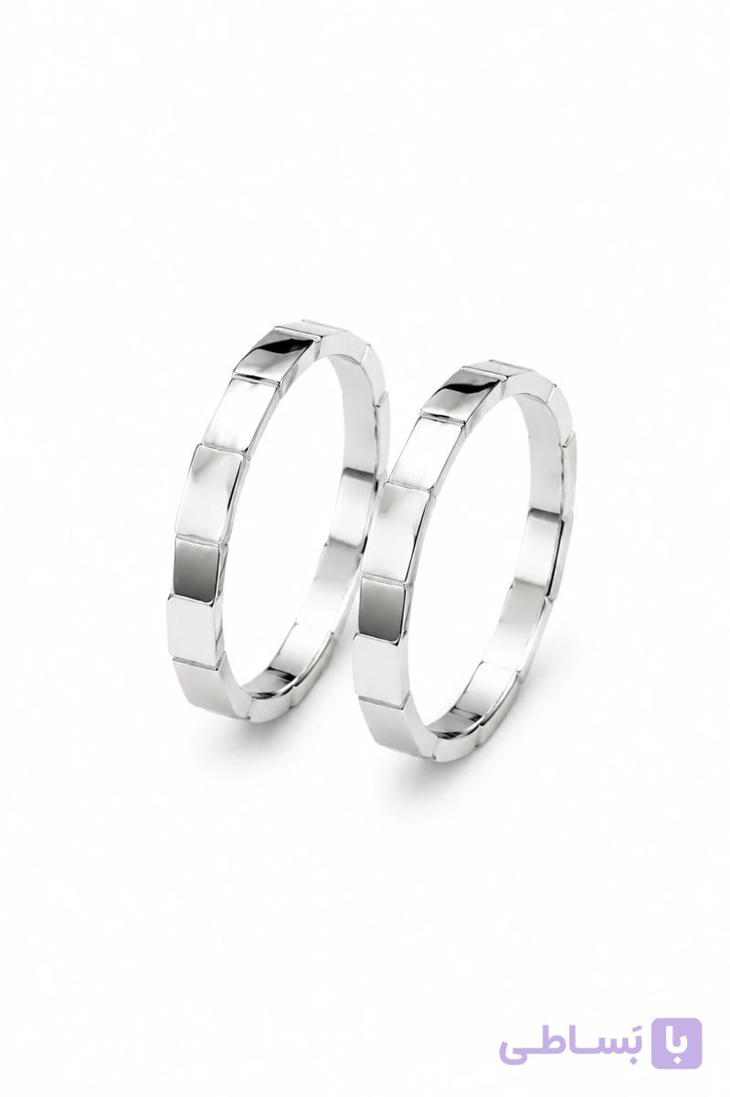 حلقه ست نقره مدل ایسا کد MNO1-R001