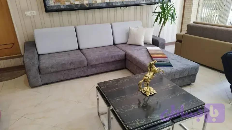 مبل تخت خوابشو مدل ال باروک کد 3045 — تصویر 1