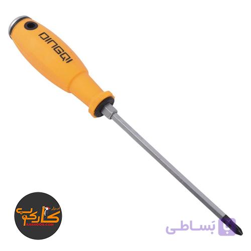 پیچ گوشتی دینگی مدل ۶۸۱۰۶ ضربه خور و آچار خور سایز ۶