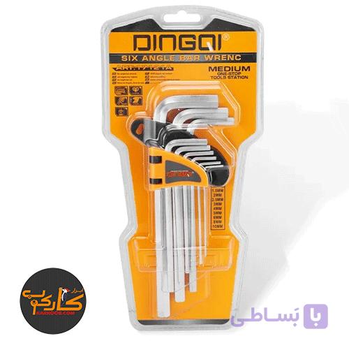 آلن کارتی بلند شش گوش دینگی 17122A — تصویر 1