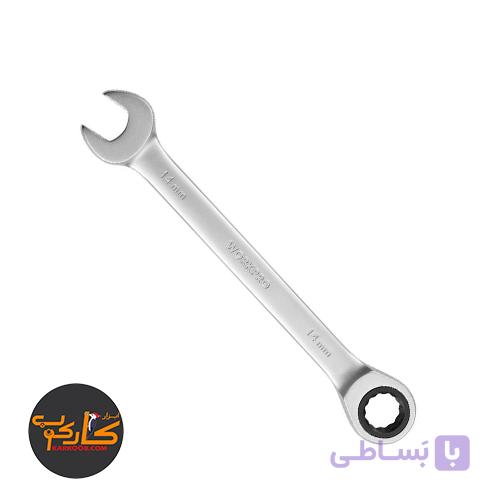 آچار یکسر تخت و رینگی جغجغه 14 WP273131