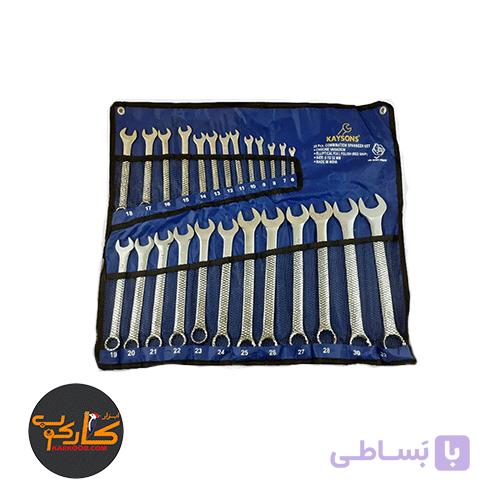 ست 25 عددی آچار یک سر رینگی کایسونس