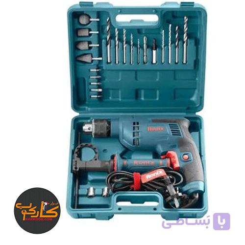کیت دریل چکشی 750 وات RS0007 رونیکس — تصویر 1