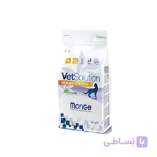 غذاي خشك فله ای گربه یورینری استروویت مونژه (Monge Vetsolution Urinary Struvite)