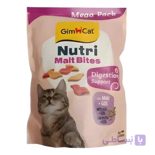 قرص تشویقی گربه مالت جیم کت(Gim Cat Nutri Malt Bites)۴۲۵ گرم