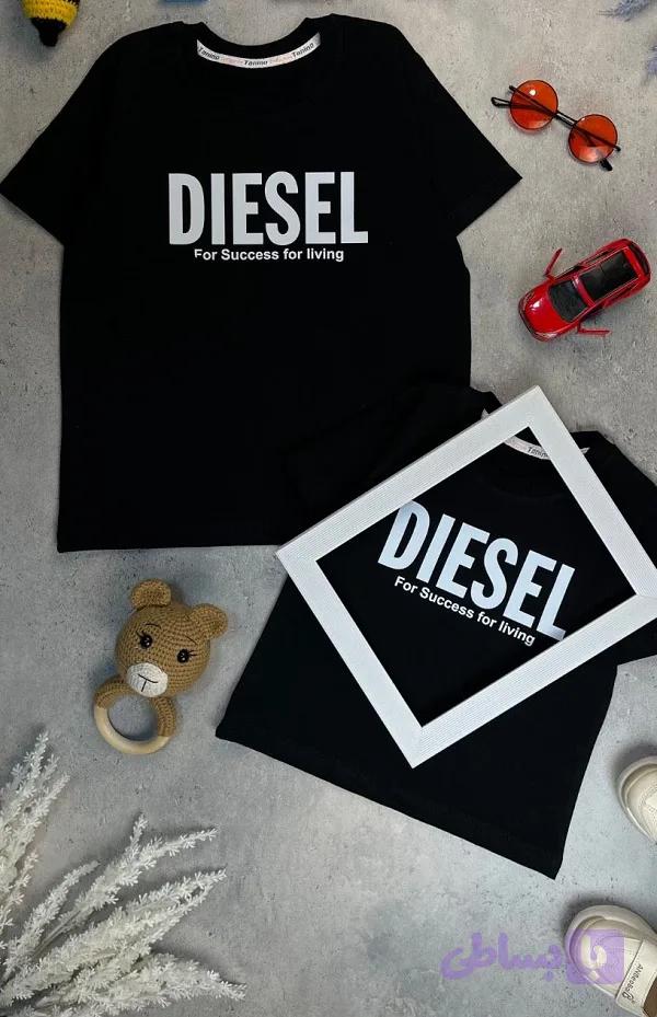 تیشرت تک پسرانه طرح DlESEl — تصویر 1