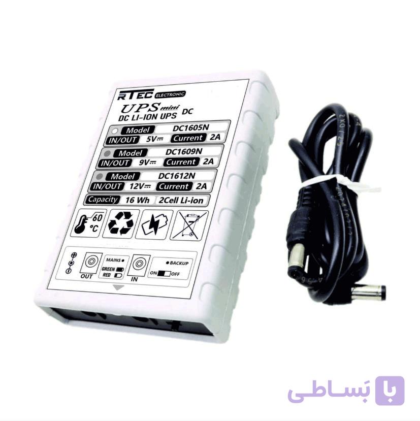 باطری ups اکسترنال (حضور و غیاب) 5 ولت — تصویر 1