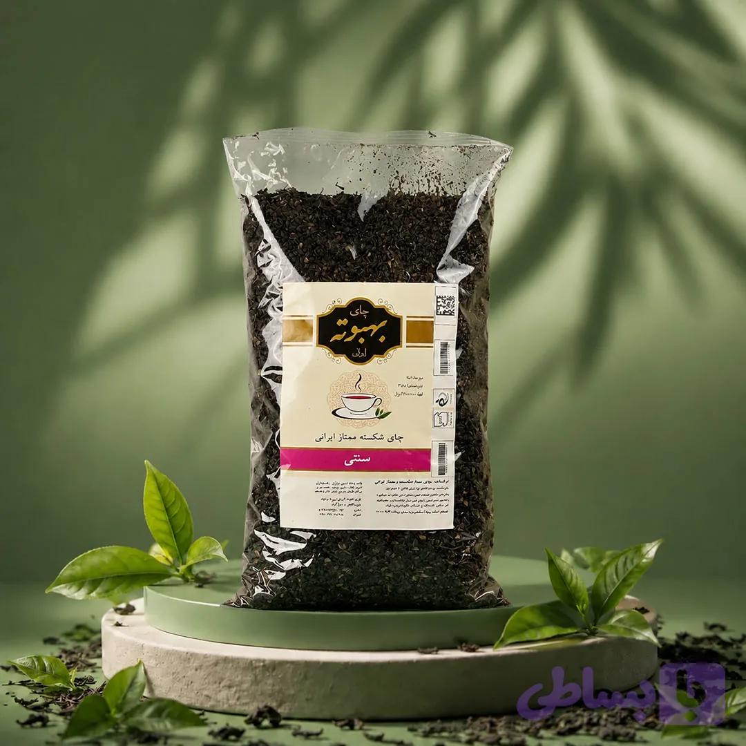 چای سیاه ایرانی بهبوته سنتی سلفونی 500 گرم