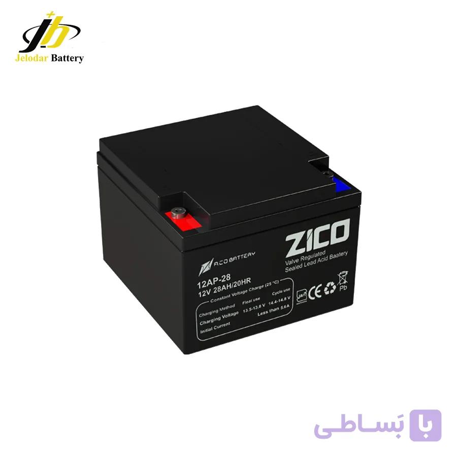 باتری یو پی اس ضد اشتعال یوفو 28 آمپر — تصویر 1