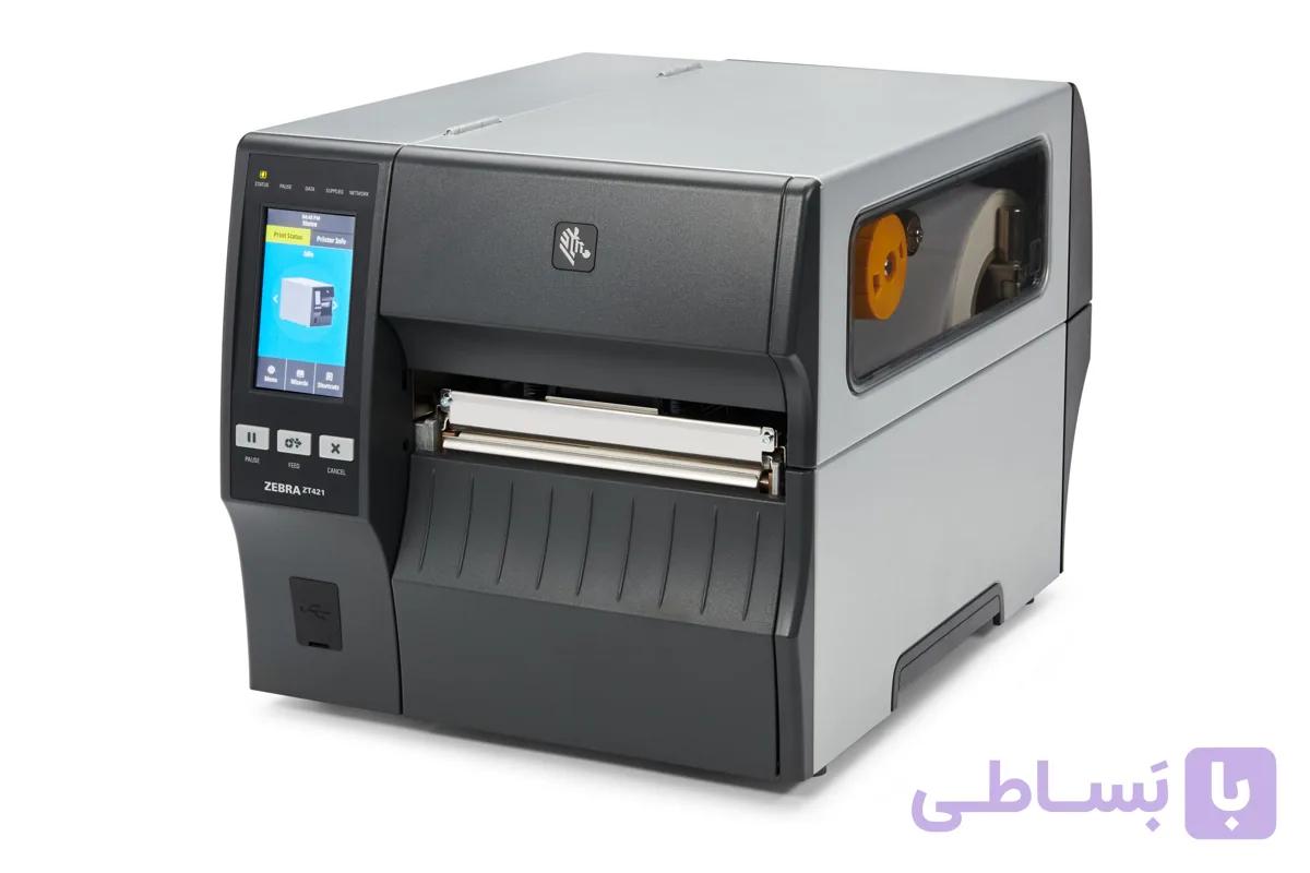 لیبل پرینتر صنعتی عریض ZEBRA ZT421 – 300dpi — تصویر 1