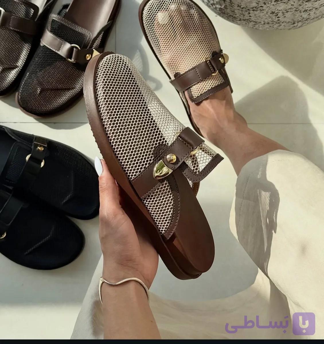 صندل اسلیپر زنانه توری