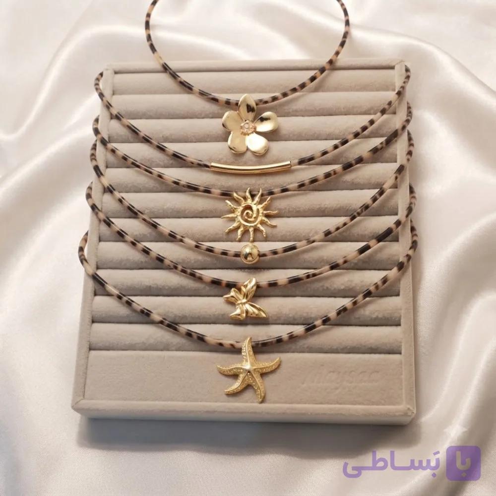 چوکر بوهو گردنبند پلنگی زنانه — تصویر 1
