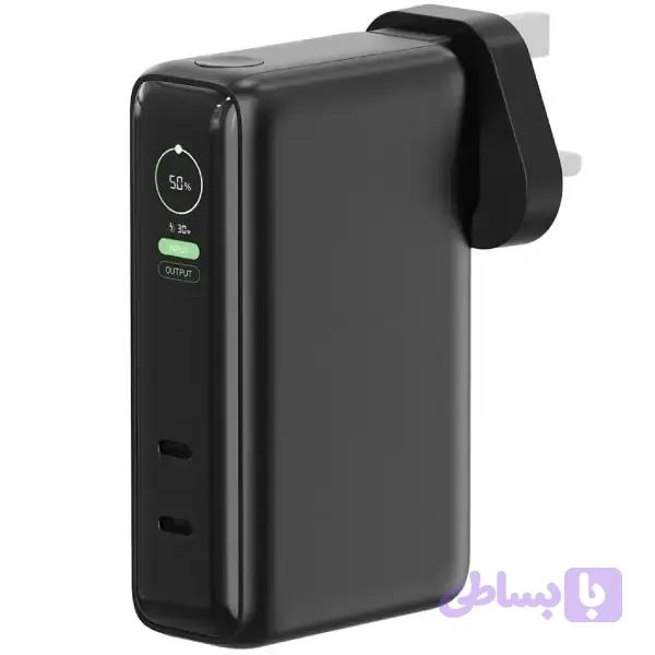 پاوربانک و شارژر دیواری 10000 هزار 67 وات گرین لاین مدل Green Lion Energix — تصویر 1