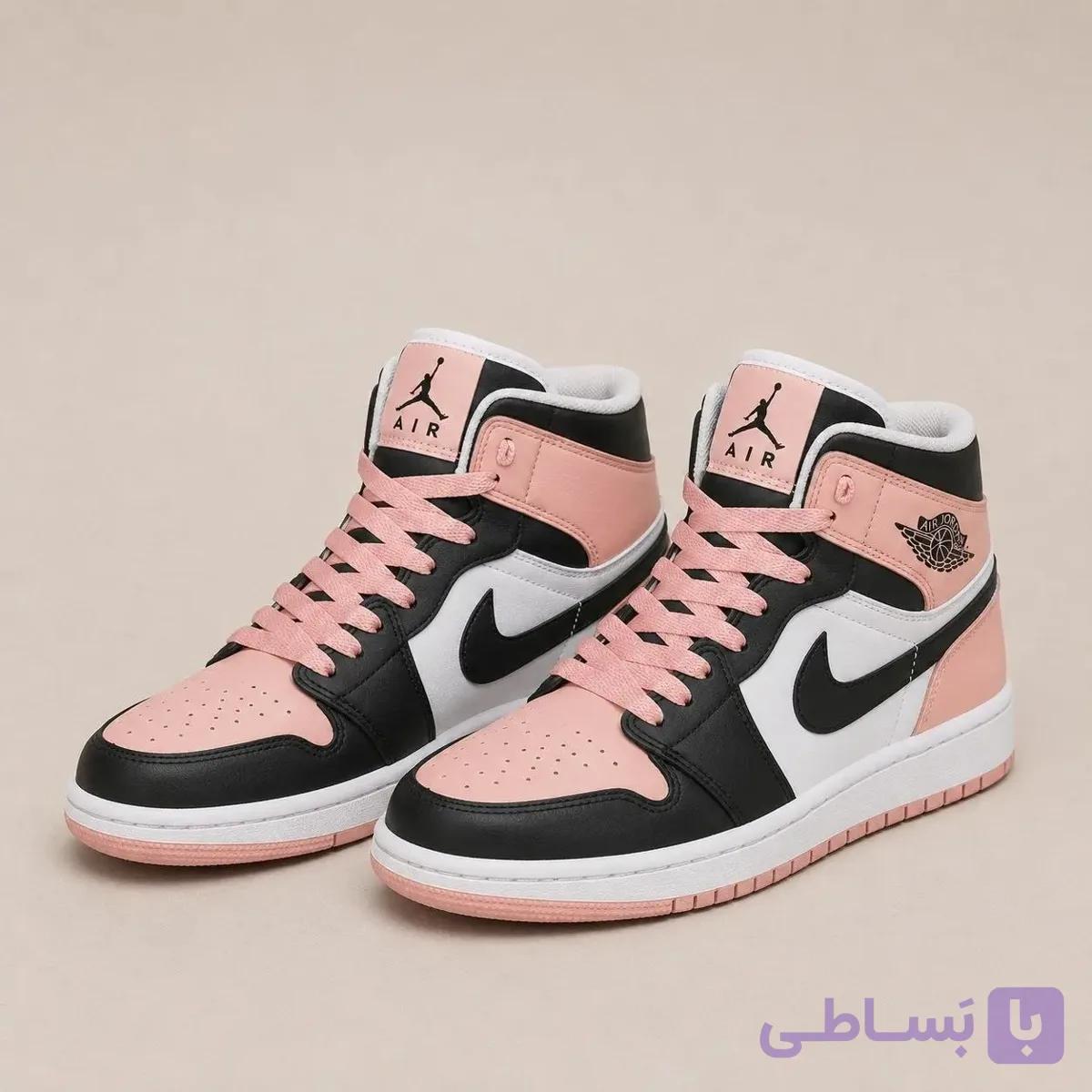 کتونی ساقدار زنانه طرح جردن کد 7285