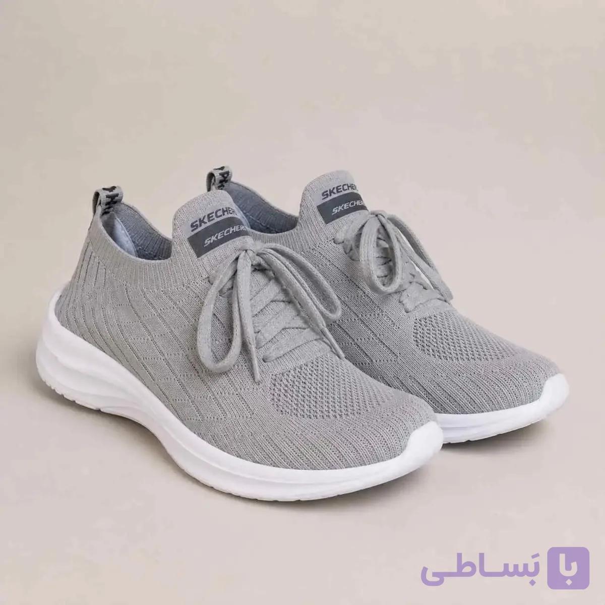 کتانی بافتی زنانه طرح اسکیچرز کد 7303