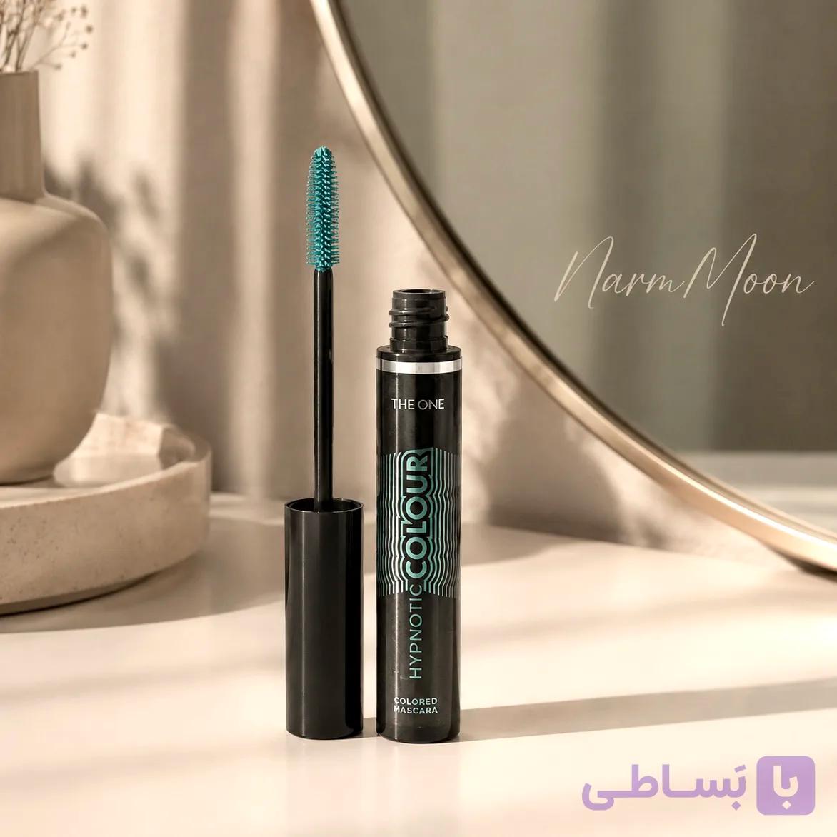 ریمل رنگی سبز نعنایی هیپنوتیک کالر دوان حجم دهنده و بلند کننده مژه با ماندگاری بالا