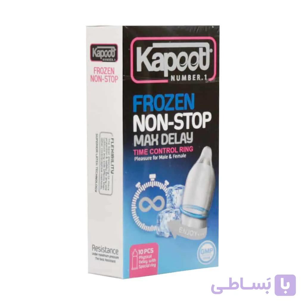 کاندوم یخی تاخیری فیزیکی frozen کاپوت 10 عددی