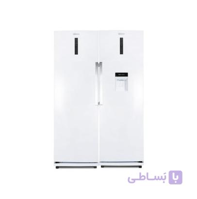 یخچال فریزر دوقلو با یخسازدستی سفیدنیکسان مدل NR6020DN&NF6020DN — تصویر 1