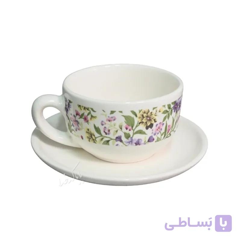فنجان و نعلبکی مدل یاسی — تصویر 1