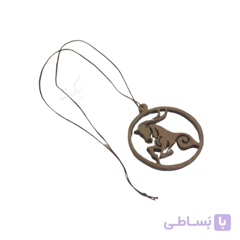 گردنبند چوبی مدل گوزن — تصویر 1